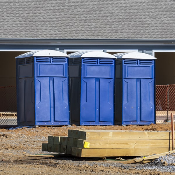 is there a specific order in which to place multiple portable restrooms in Ralph South Dakota